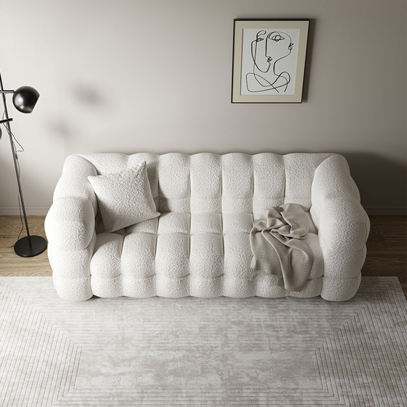 Contemporary Tuxedo Arm Sofa Tight Back Standard Sofa for Living Room