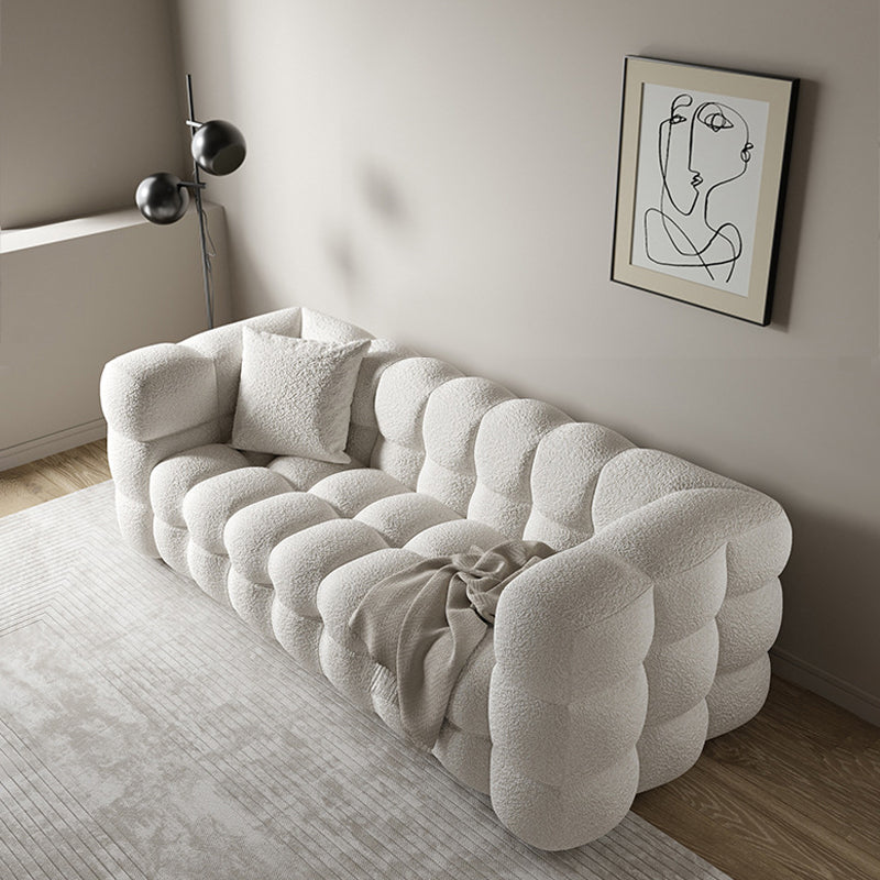 Contemporary Tuxedo Arm Sofa Tight Back Standard Sofa for Living Room