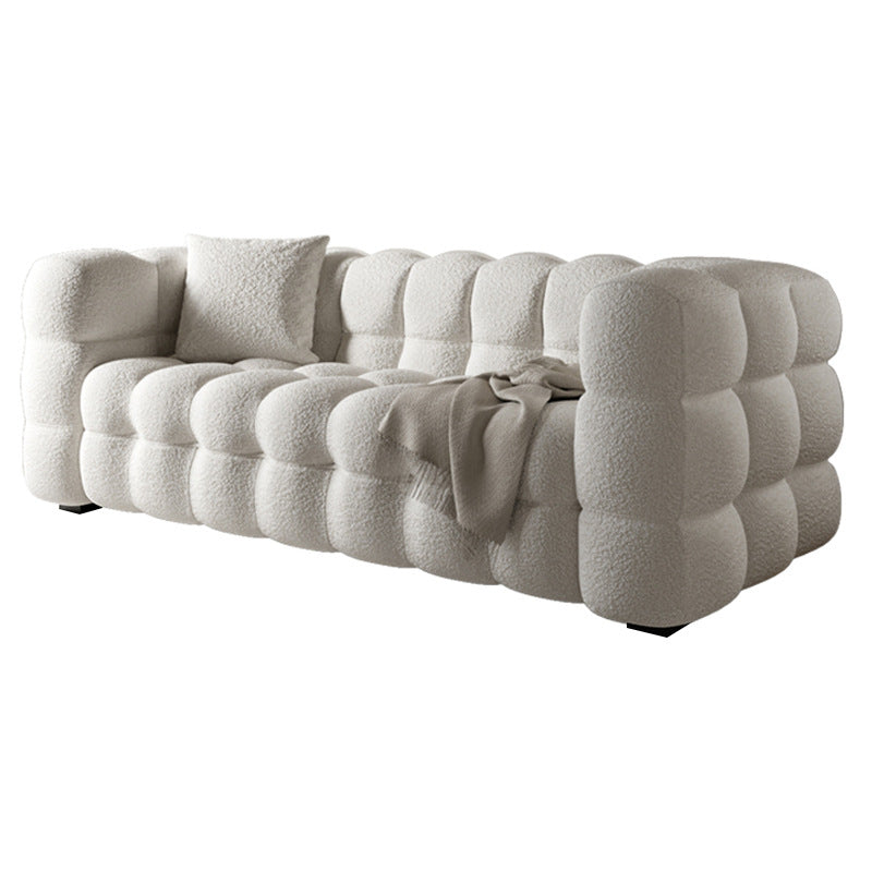 Contemporary Tuxedo Arm Sofa Tight Back Standard Sofa for Living Room