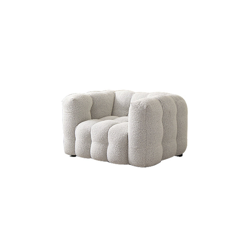 Contemporary Tuxedo Arm Sofa Tight Back Standard Sofa for Living Room