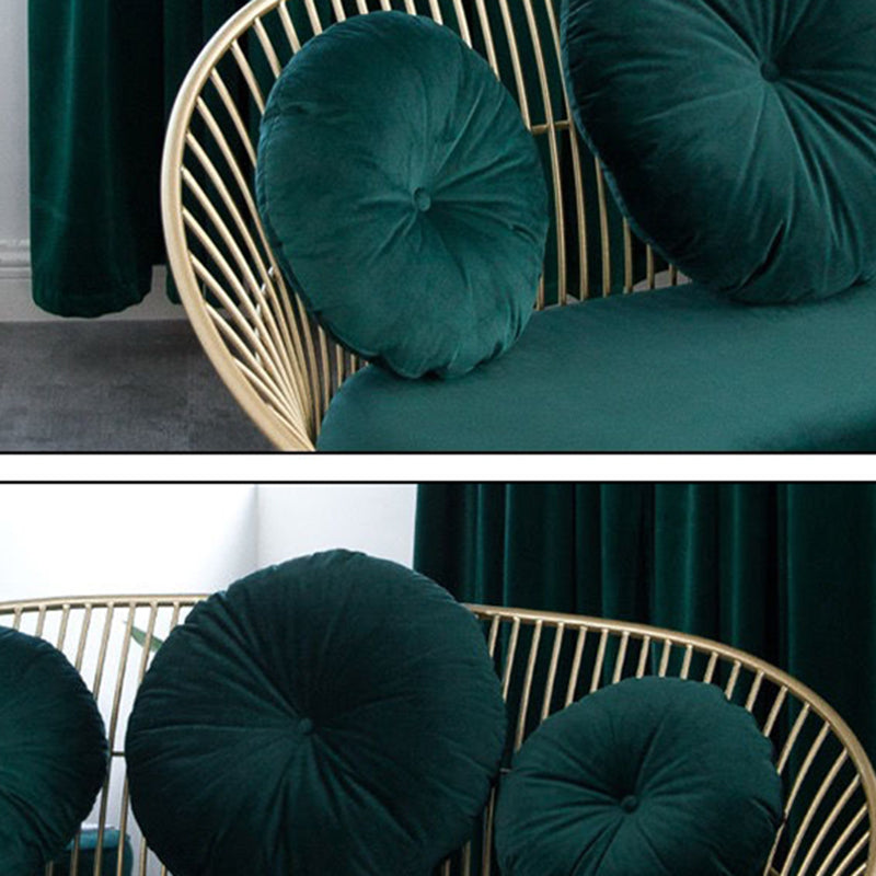 Modern Sloped Arm Sofa in Gold Metal Frame Sofa with 3 Pillows