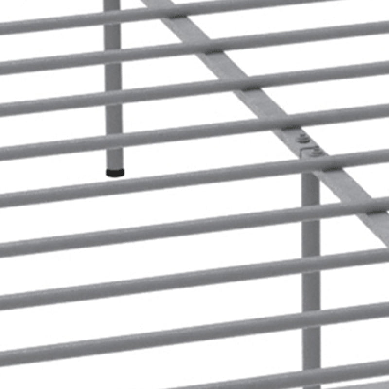 84.65 inch Wide Industial Bed Frame Metal Bed with Headboard