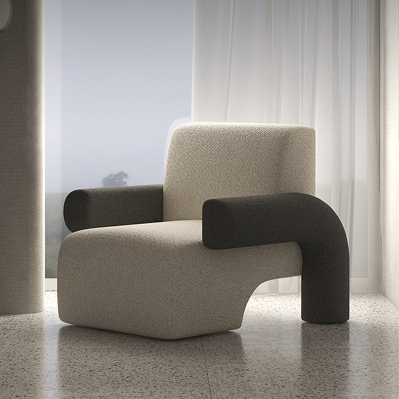 Arm Chair Recessed Arms Included Chair for Living Room, 35.43" Wide