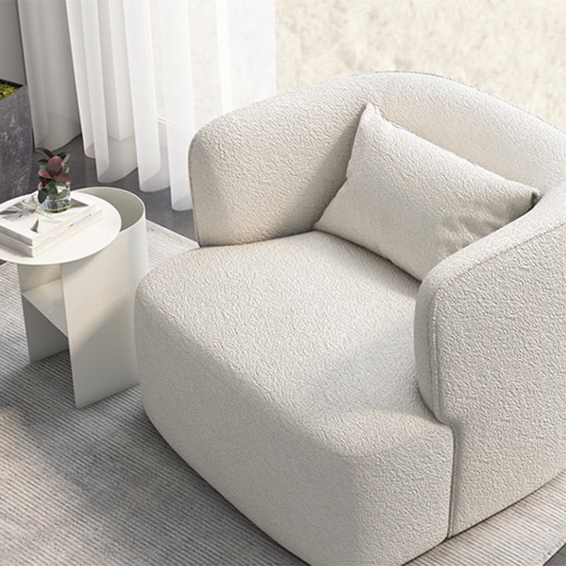 33.46" Wide Barrel Chair Recessed Arms Included Chair for Living Room