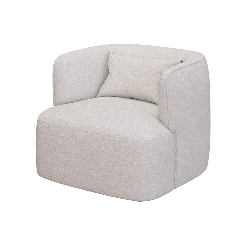 33.46" Wide Barrel Chair Recessed Arms Included Chair for Living Room