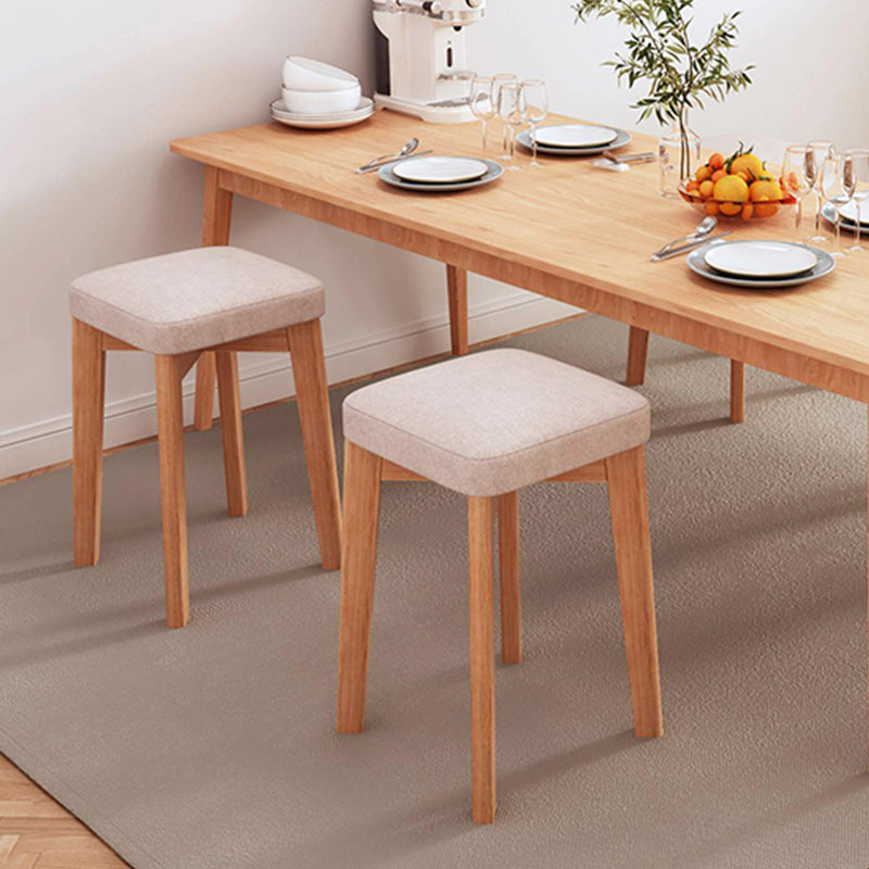 Modern Leather Ottoman Water Resistant Standard Square Chair Ottoman