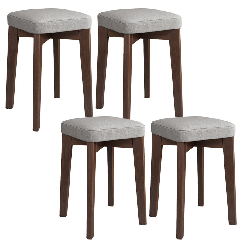 Modern Leather Ottoman Water Resistant Standard Square Chair Ottoman