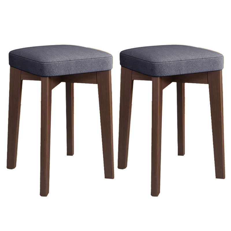 Modern Leather Ottoman Water Resistant Standard Square Chair Ottoman