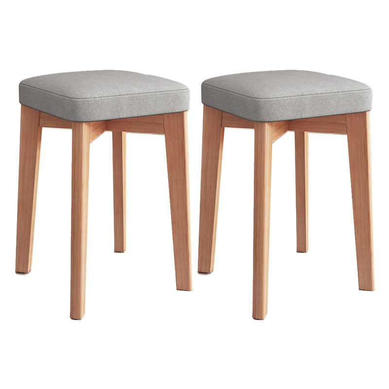 Modern Leather Ottoman Water Resistant Standard Square Chair Ottoman