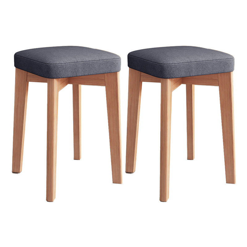 Modern Leather Ottoman Water Resistant Standard Square Chair Ottoman