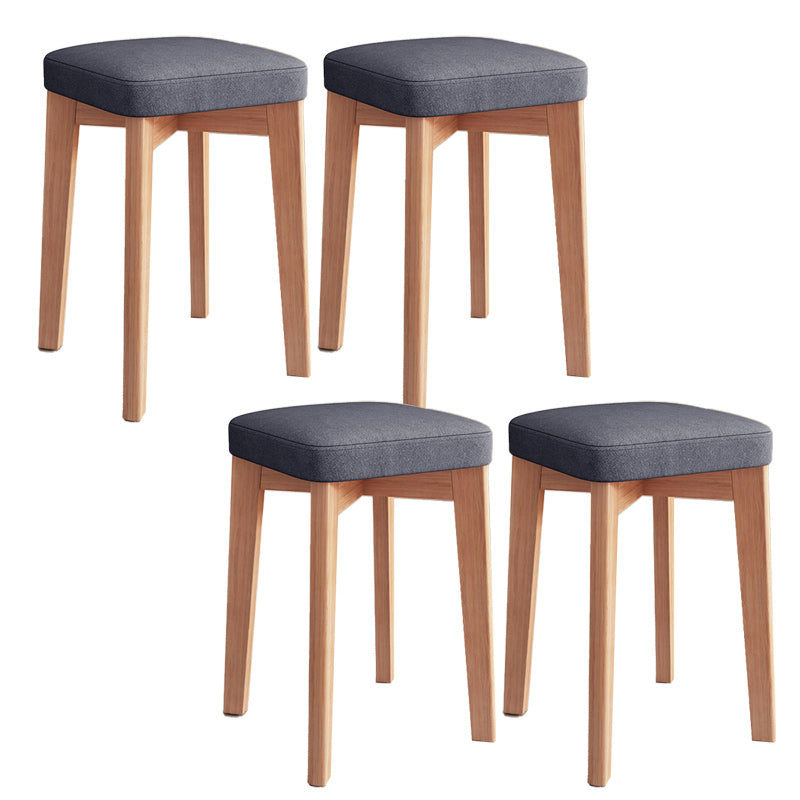 Modern Leather Ottoman Water Resistant Standard Square Chair Ottoman