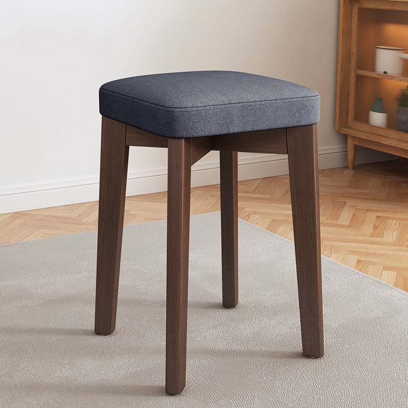 Modern Leather Ottoman Water Resistant Standard Square Chair Ottoman