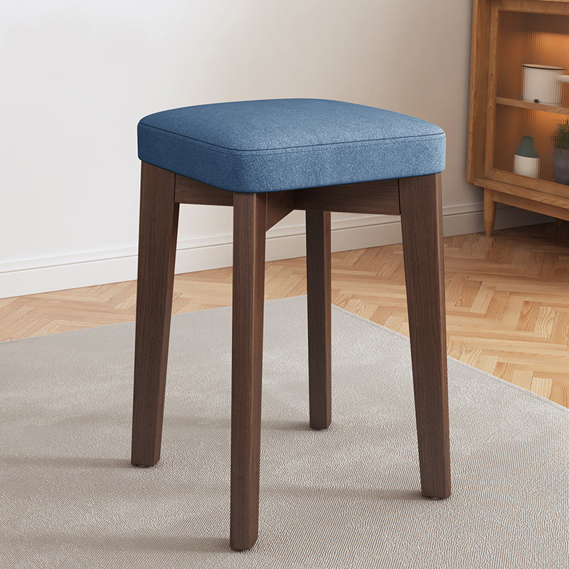 Modern Leather Ottoman Water Resistant Standard Square Chair Ottoman