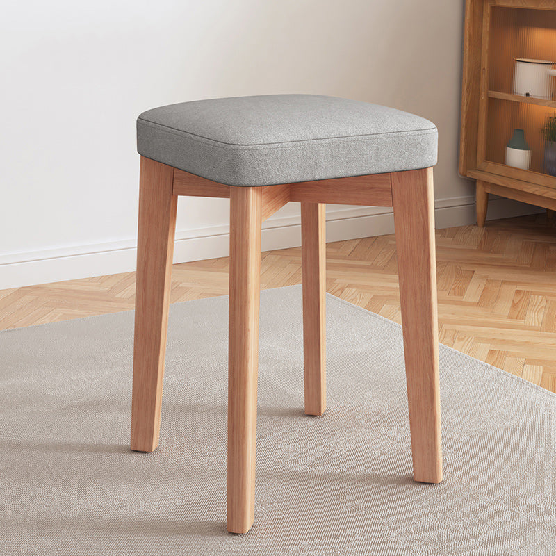 Modern Leather Ottoman Water Resistant Standard Square Chair Ottoman