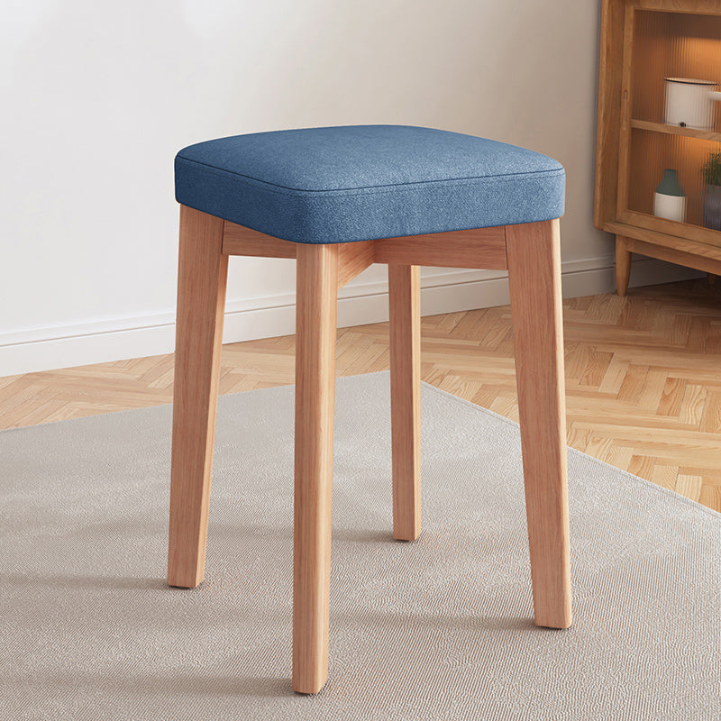 Modern Leather Ottoman Water Resistant Standard Square Chair Ottoman