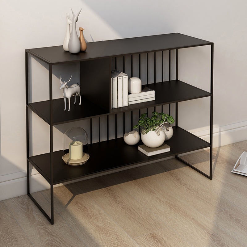 Urban Metal Shelf Bookcase Double Shelving Open Back Book Shelf