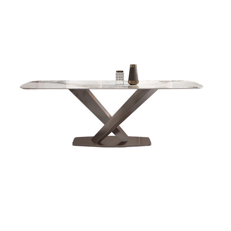 Contemporary Rectangle Table Set 1/4/5/6/7 Pieces Dining Set for Kitchen