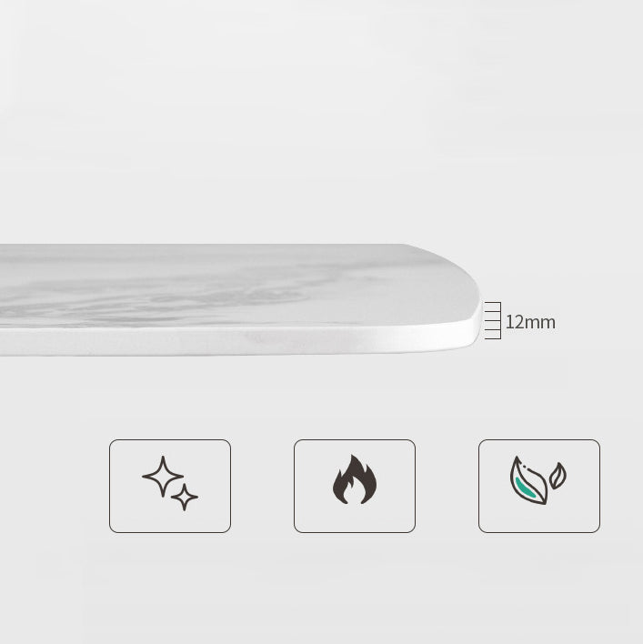 Glam Rectangle Table Set 1/4/5/7 Pieces Dining Set for Kitchen