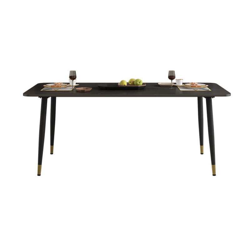 Modern 1/2/7 Pieces Dining Set Rectangle Stone Dining Table for Dining Room