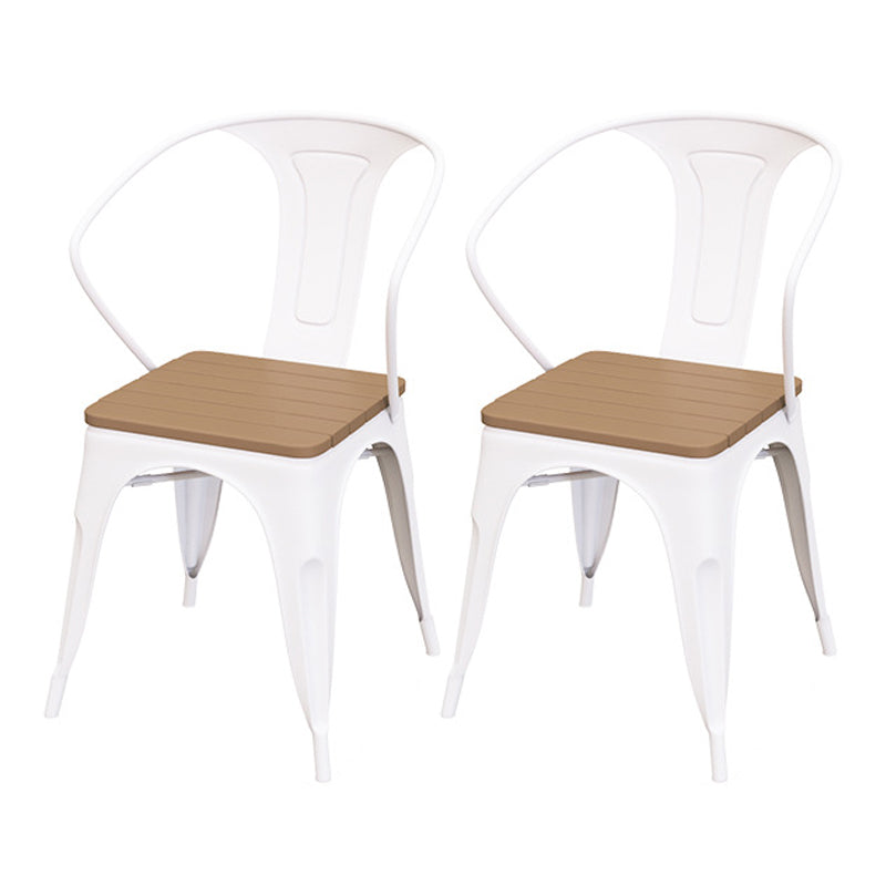 Nordic 1/2/3 Pieces Dining Set Round Plastic Wood Dining Table for Balcony