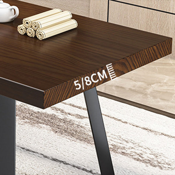 Industrial Style Rectangle Table Set 1/2/6/7 Pieces Dining Set for Kitchen