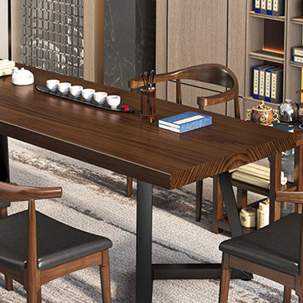 Industrial Style Rectangle Table Set 1/2/6/7 Pieces Dining Set for Kitchen