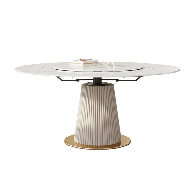 Contemporary Round Table Set 1/4/5/7 Pieces Dining Set for Home Use