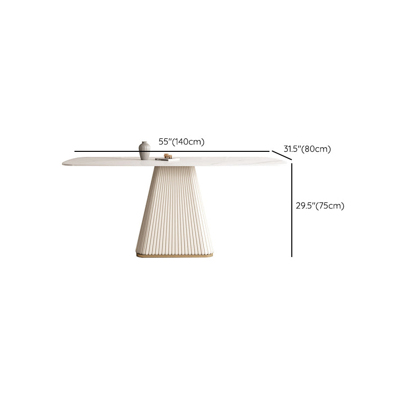 Contemporary Rectangle Table Set 1/4/5/6 Pieces Dining Set for Kitchen