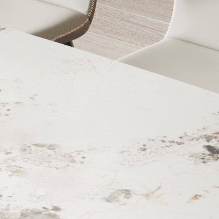 Contemporary Rectangle Table Set 1/2/4/5/6/7 Pieces Dining Set for Home Use