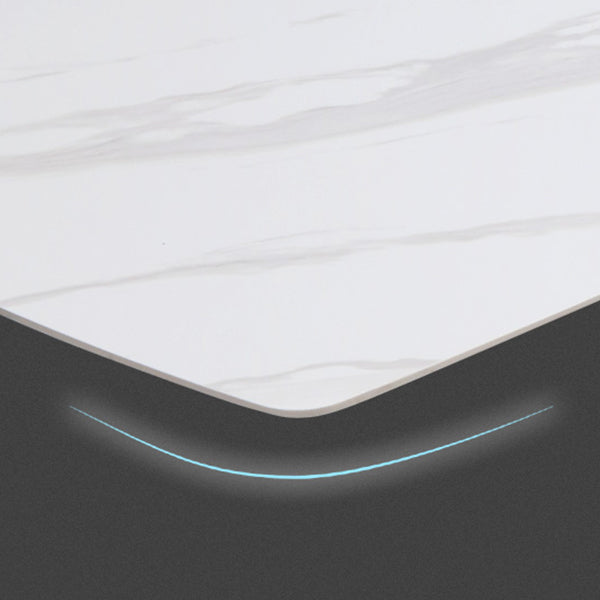 Glam Rectangle Table Set 1/2/5/6/7 Pieces Dining Set for Kitchen