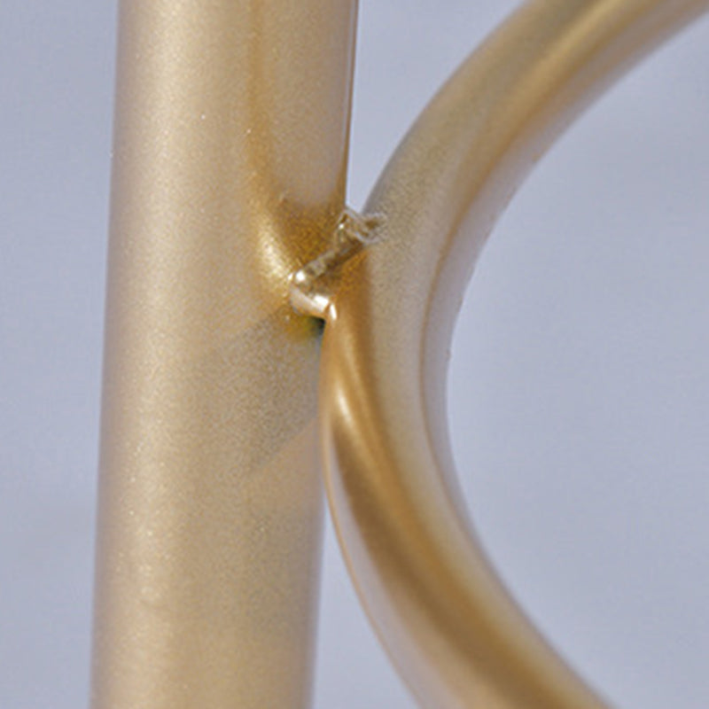 Contemporary  Armless Backrest Counter Stool Iron Kitchen Bar Stool for Home