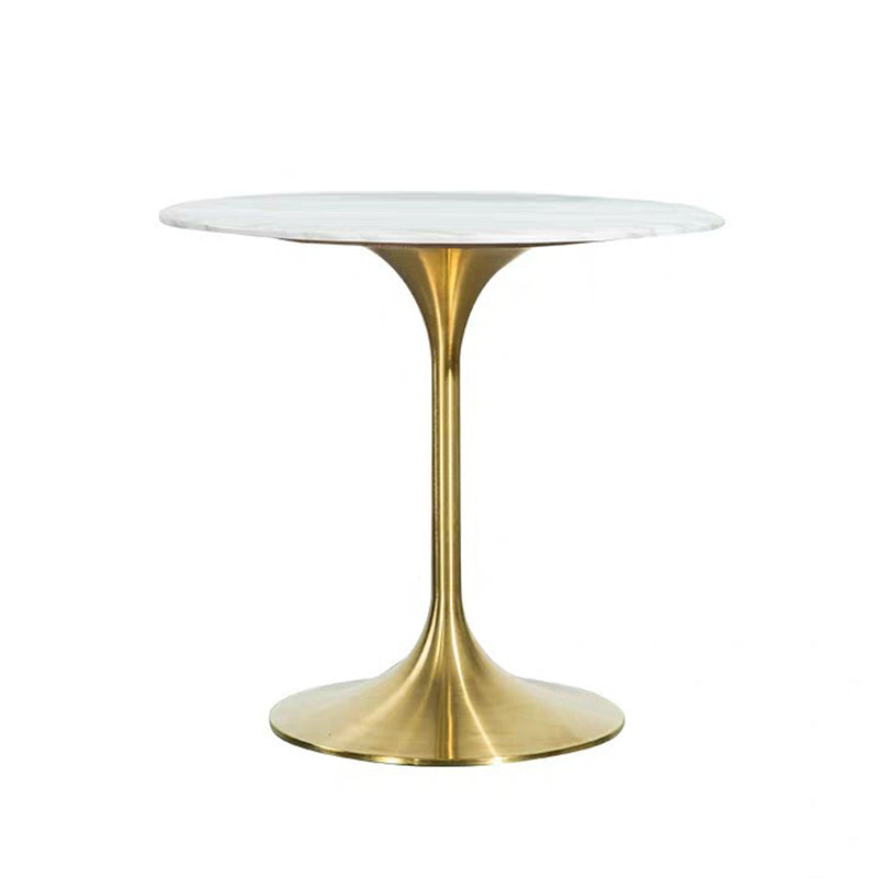 Modern 1/2/4/5 Pieces Dining Set Round Stone Dining Table for Balcony