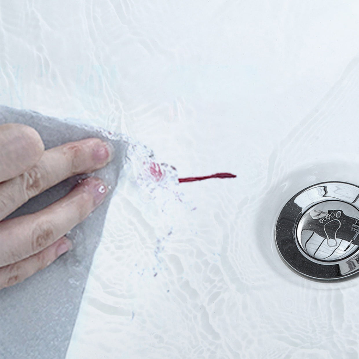 Modern White Stand Alone Bathtub Oval Acrylic Soaking Bathtub without Holes
