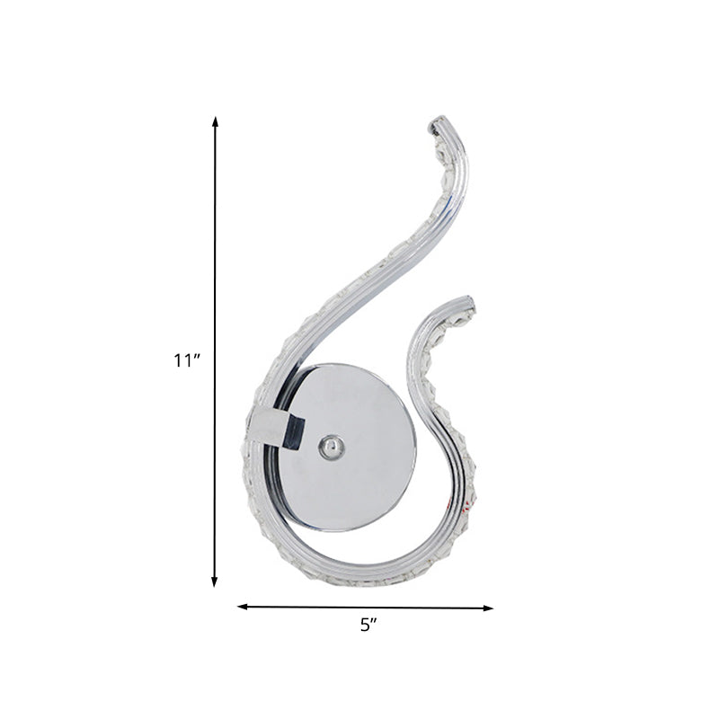 Twist Wall Light Applique en métal moderne LED Mur à coucher LEMPE MOURT