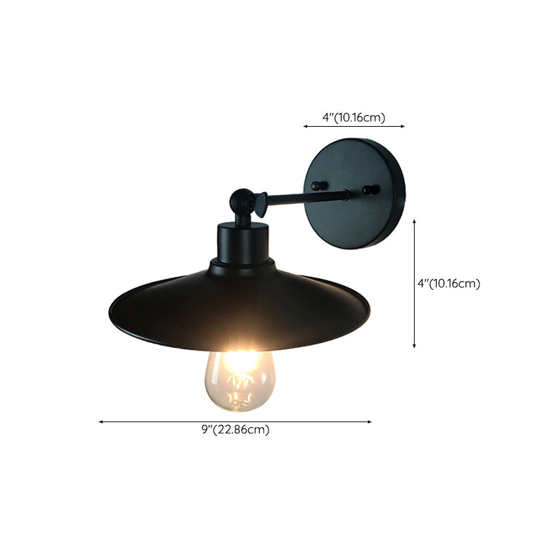 1 Light Wall Mount Light Fixture Industrial Wall Mounted Lighting