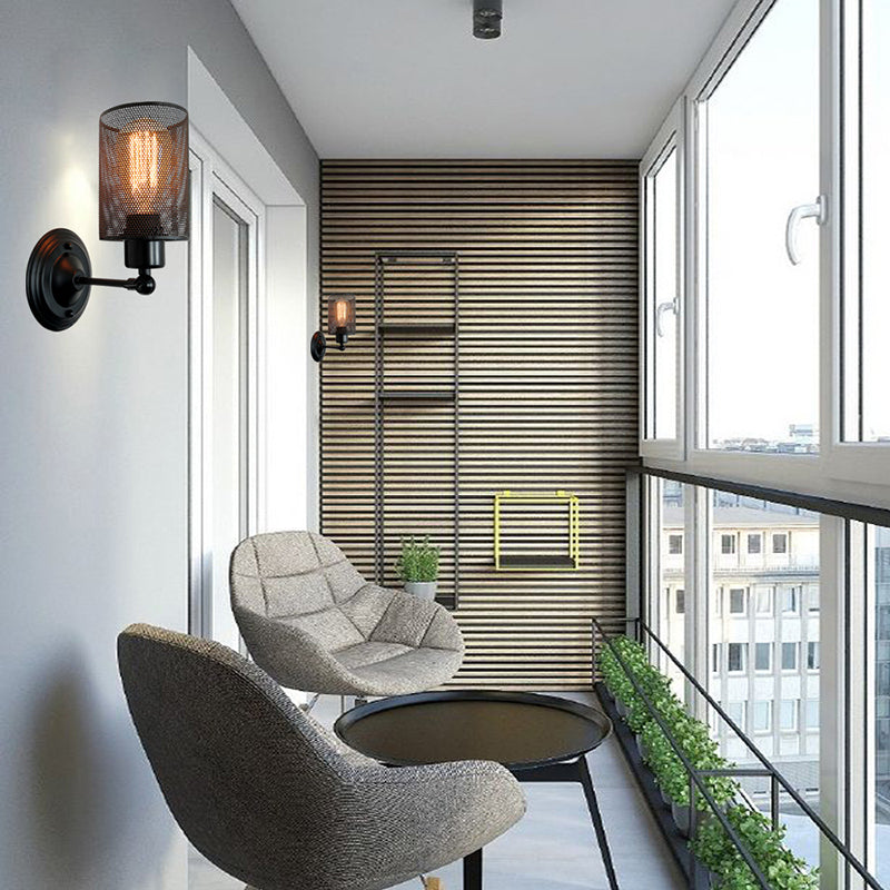 1 Light Wall Mount Light Fixture Industrial Wall Mounted Lighting for Living Room