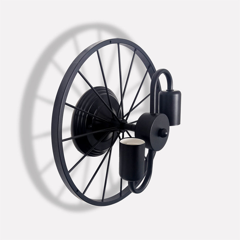 2 Light Unique Shape Wall Mount Light Fixture Industrial Wall Mounted Lighting