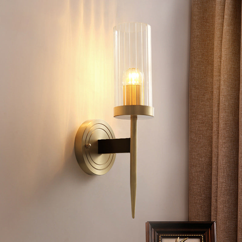 Unique Shape Wall Mount Light Fixture Modern Wall Mounted Lighting in Gold