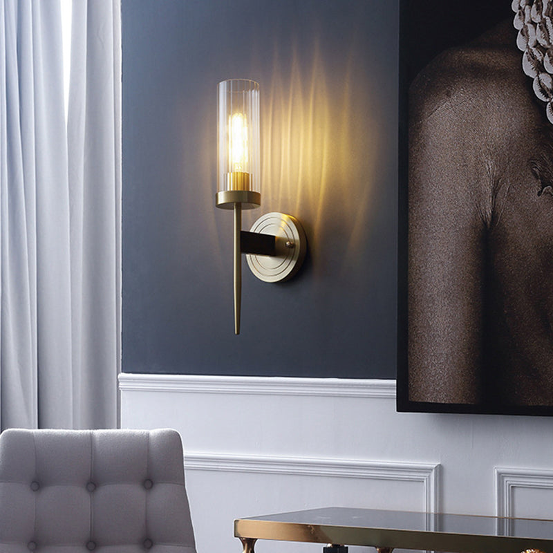 Unique Shape Wall Mount Light Fixture Modern Wall Mounted Lighting in Gold