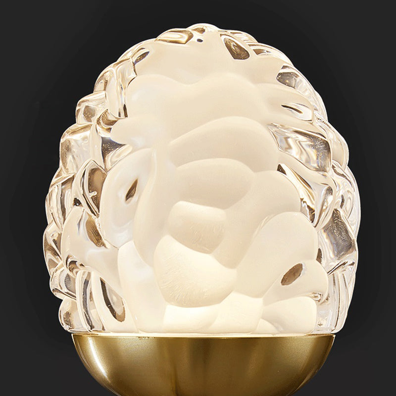 1 Light Wall Mount Light Fixture Modern Wall Mounted Lighting in Gold