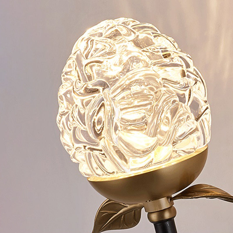 1 Light Wall Mount Light Fixture Modern Wall Mounted Lighting in Gold