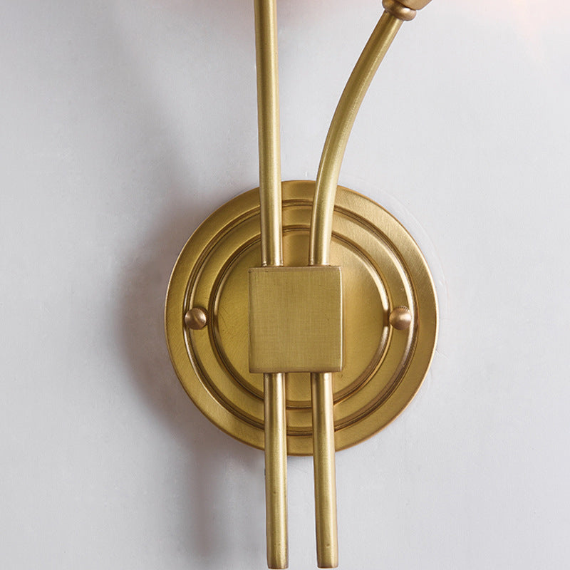 Unique Shape Wall Mount Light Fixture Modern Wall Mounted Lighting in Gold for Living Room