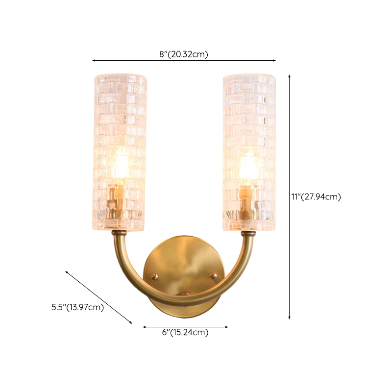 Unique Shape Wall Mount Light Fixture Modern Wall Mounted Lighting in Gold for Living Room
