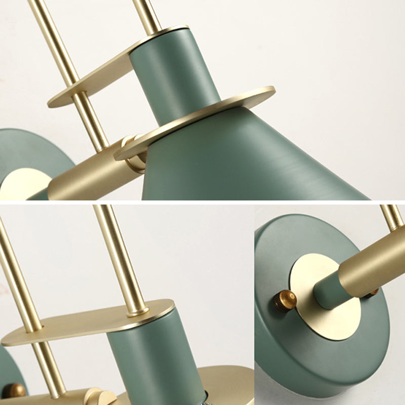 Cone Shape Metal Sconce Light Modern Style Wall Lamp for Dining Room