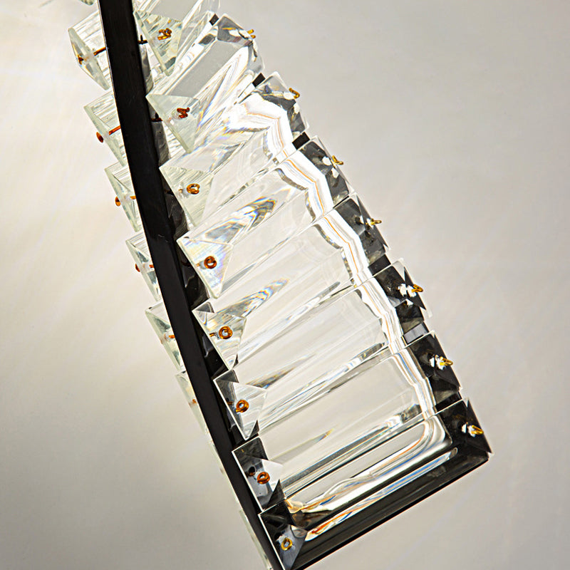 Modern Geometric Vanity Lamp Crystal 1-Light Vanity Wall Lights