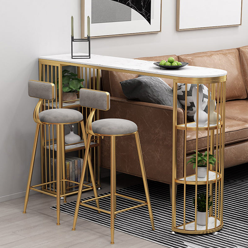 Glam Pub Table Specialty 41-inch Bar Height Bar Table for Small Places