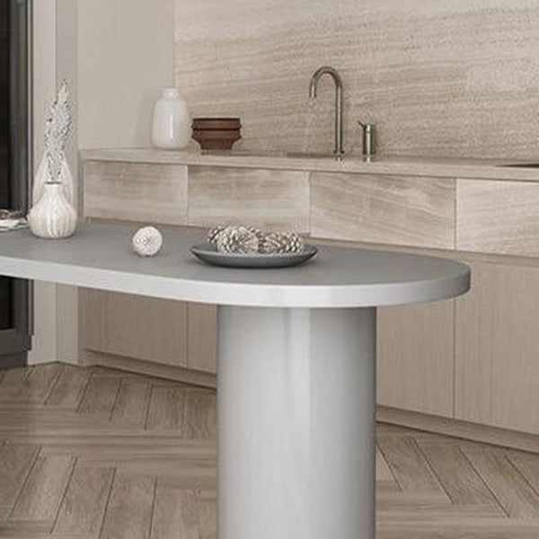 Industrial Double Pedestal Bar Table Free From Wood Bar Table for Living Room