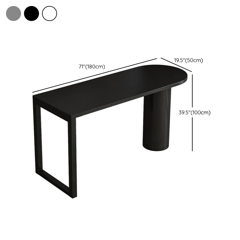 Industrial Double Pedestal Bar Table Free From Wood Bar Table for Living Room