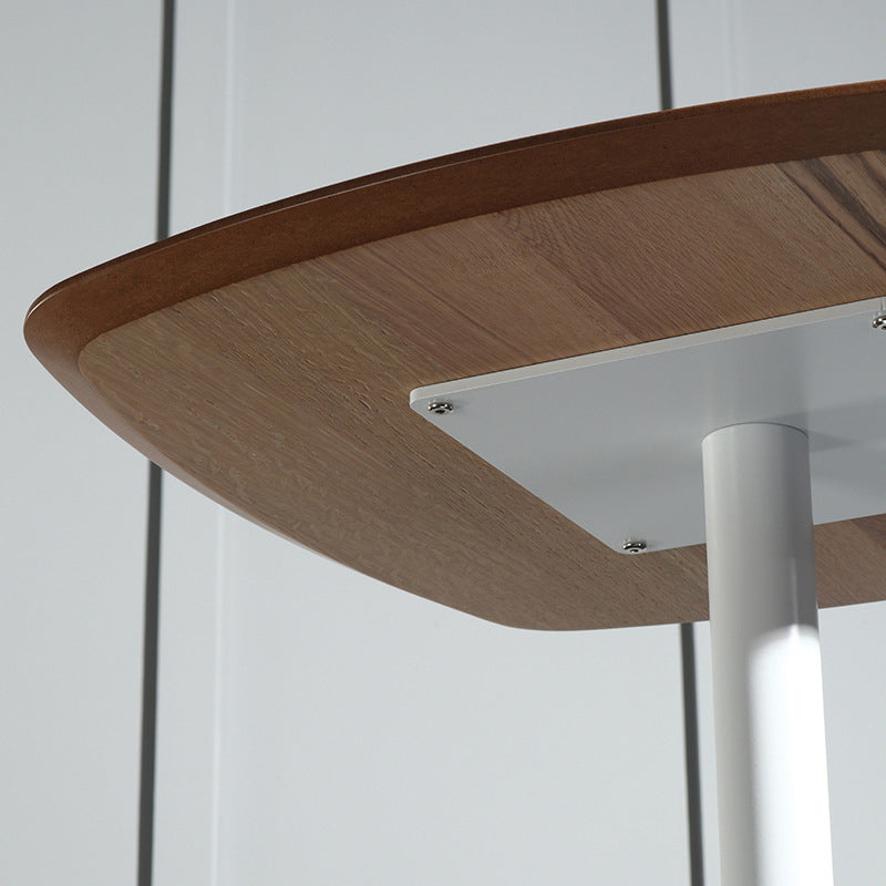 Contemporary Pub Table 40.6"H Square Bar Table for Indoor and Breakroom