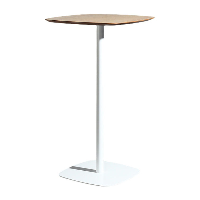 Contemporary Pub Table 40.6"H Square Bar Table for Indoor and Breakroom